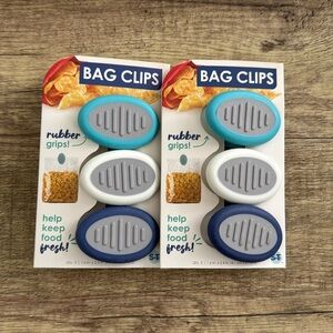 6-Pack of Bag Clips by Schroeder & Tremayne | NWT